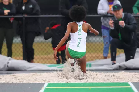 DENTON, TX - APRIL 6:  University of North Texas Track & Field at North Texas Mean Green Athlete Field in Denton on April 6, 2019 in Denton, Texas