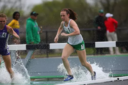 DENTON, TX - APRIL 6:  University of North Texas Track & Field at North Texas Mean Green Athlete Field in Denton on April 6, 2019 in Denton, Texas
