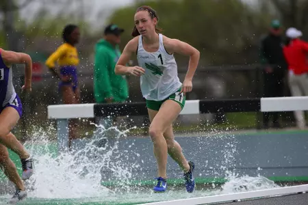 DENTON, TX - APRIL 6:  University of North Texas Track & Field at North Texas Mean Green Athlete Field in Denton on April 6, 2019 in Denton, Texas