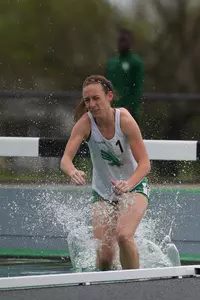 DENTON, TX - APRIL 6:  University of North Texas Track & Field at North Texas Mean Green Athlete Field in Denton on April 6, 2019 in Denton, Texas