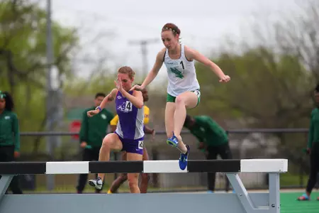 DENTON, TX - APRIL 6:  University of North Texas Track & Field at North Texas Mean Green Athlete Field in Denton on April 6, 2019 in Denton, Texas