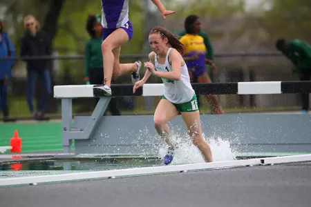 DENTON, TX - APRIL 6:  University of North Texas Track & Field at North Texas Mean Green Athlete Field in Denton on April 6, 2019 in Denton, Texas