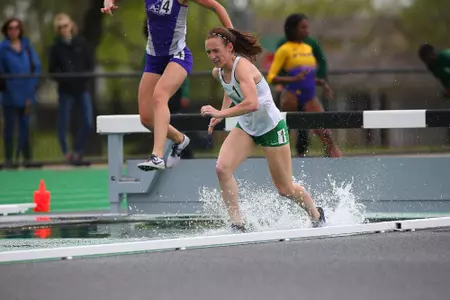 DENTON, TX - APRIL 6:  University of North Texas Track & Field at North Texas Mean Green Athlete Field in Denton on April 6, 2019 in Denton, Texas