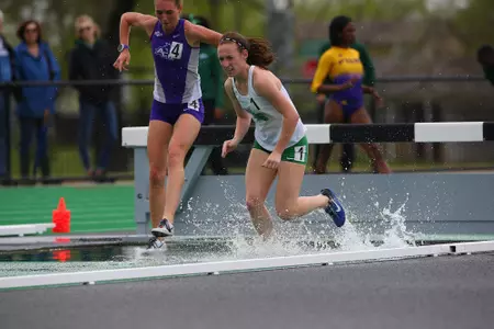 DENTON, TX - APRIL 6:  University of North Texas Track & Field at North Texas Mean Green Athlete Field in Denton on April 6, 2019 in Denton, Texas