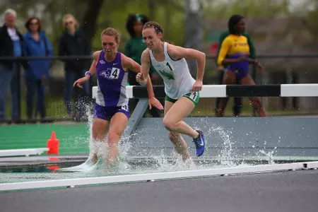 DENTON, TX - APRIL 6:  University of North Texas Track & Field at North Texas Mean Green Athlete Field in Denton on April 6, 2019 in Denton, Texas