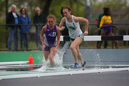 DENTON, TX - APRIL 6:  University of North Texas Track & Field at North Texas Mean Green Athlete Field in Denton on April 6, 2019 in Denton, Texas