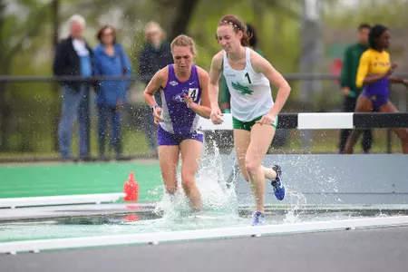 DENTON, TX - APRIL 6:  University of North Texas Track & Field at North Texas Mean Green Athlete Field in Denton on April 6, 2019 in Denton, Texas