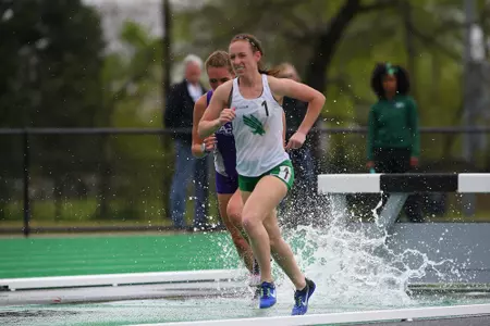 DENTON, TX - APRIL 6:  University of North Texas Track & Field at North Texas Mean Green Athlete Field in Denton on April 6, 2019 in Denton, Texas
