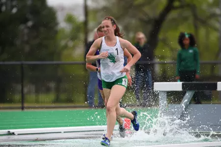 DENTON, TX - APRIL 6:  University of North Texas Track & Field at North Texas Mean Green Athlete Field in Denton on April 6, 2019 in Denton, Texas