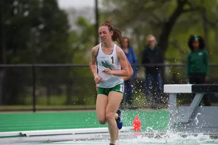 DENTON, TX - APRIL 6:  University of North Texas Track & Field at North Texas Mean Green Athlete Field in Denton on April 6, 2019 in Denton, Texas