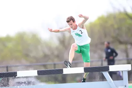 DENTON, TX - APRIL 6:  University of North Texas Track & Field at North Texas Mean Green Athlete Field in Denton on April 6, 2019 in Denton, Texas