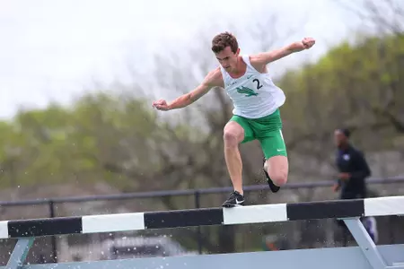 DENTON, TX - APRIL 6:  University of North Texas Track & Field at North Texas Mean Green Athlete Field in Denton on April 6, 2019 in Denton, Texas