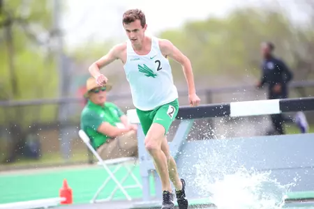 DENTON, TX - APRIL 6:  University of North Texas Track & Field at North Texas Mean Green Athlete Field in Denton on April 6, 2019 in Denton, Texas
