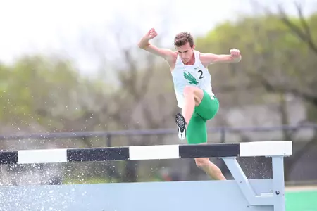DENTON, TX - APRIL 6:  University of North Texas Track & Field at North Texas Mean Green Athlete Field in Denton on April 6, 2019 in Denton, Texas