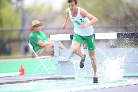 DENTON, TX - APRIL 6:  University of North Texas Track & Field at North Texas Mean Green Athlete Field in Denton on April 6, 2019 in Denton, Texas