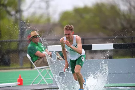 DENTON, TX - APRIL 6:  University of North Texas Track & Field at North Texas Mean Green Athlete Field in Denton on April 6, 2019 in Denton, Texas