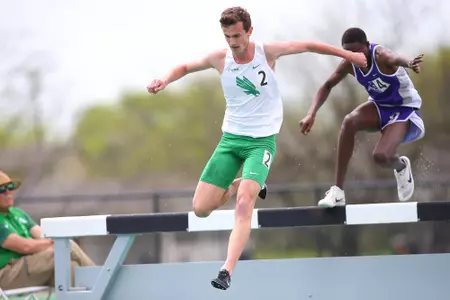 DENTON, TX - APRIL 6:  University of North Texas Track & Field at North Texas Mean Green Athlete Field in Denton on April 6, 2019 in Denton, Texas