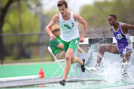 DENTON, TX - APRIL 6:  University of North Texas Track & Field at North Texas Mean Green Athlete Field in Denton on April 6, 2019 in Denton, Texas
