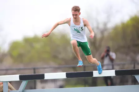 DENTON, TX - APRIL 6:  University of North Texas Track & Field at North Texas Mean Green Athlete Field in Denton on April 6, 2019 in Denton, Texas