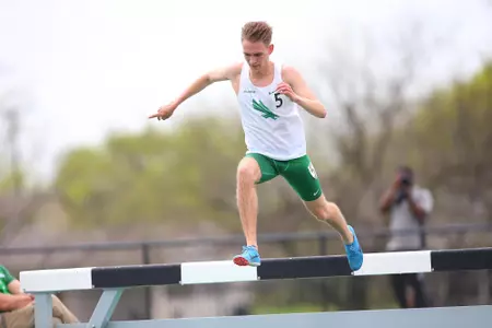 DENTON, TX - APRIL 6:  University of North Texas Track & Field at North Texas Mean Green Athlete Field in Denton on April 6, 2019 in Denton, Texas