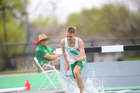 DENTON, TX - APRIL 6:  University of North Texas Track & Field at North Texas Mean Green Athlete Field in Denton on April 6, 2019 in Denton, Texas