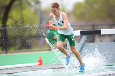 DENTON, TX - APRIL 6:  University of North Texas Track & Field at North Texas Mean Green Athlete Field in Denton on April 6, 2019 in Denton, Texas
