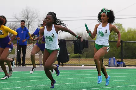 DENTON, TX - APRIL 6:  University of North Texas Track & Field at North Texas Mean Green Athlete Field in Denton on April 6, 2019 in Denton, Texas