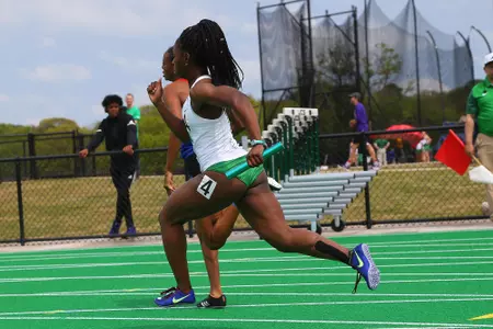 DENTON, TX - APRIL 6:  University of North Texas Track & Field at North Texas Mean Green Athlete Field in Denton on April 6, 2019 in Denton, Texas