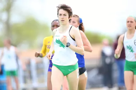 DENTON, TX - APRIL 6:  University of North Texas Track & Field at North Texas Mean Green Athlete Field in Denton on April 6, 2019 in Denton, Texas