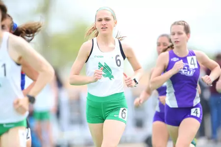 DENTON, TX - APRIL 6:  University of North Texas Track & Field at North Texas Mean Green Athlete Field in Denton on April 6, 2019 in Denton, Texas