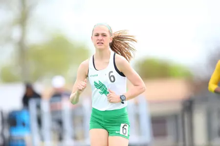 DENTON, TX - APRIL 6:  University of North Texas Track & Field at North Texas Mean Green Athlete Field in Denton on April 6, 2019 in Denton, Texas