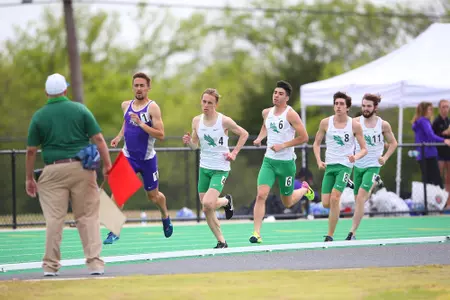 DENTON, TX - APRIL 6:  University of North Texas Track & Field at North Texas Mean Green Athlete Field in Denton on April 6, 2019 in Denton, Texas