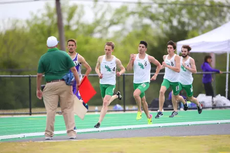 DENTON, TX - APRIL 6:  University of North Texas Track & Field at North Texas Mean Green Athlete Field in Denton on April 6, 2019 in Denton, Texas
