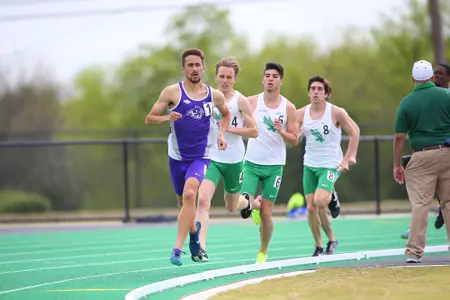 DENTON, TX - APRIL 6:  University of North Texas Track & Field at North Texas Mean Green Athlete Field in Denton on April 6, 2019 in Denton, Texas