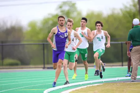 DENTON, TX - APRIL 6:  University of North Texas Track & Field at North Texas Mean Green Athlete Field in Denton on April 6, 2019 in Denton, Texas