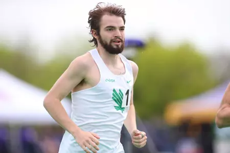 DENTON, TX - APRIL 6:  University of North Texas Track & Field at North Texas Mean Green Athlete Field in Denton on April 6, 2019 in Denton, Texas