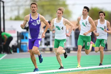 DENTON, TX - APRIL 6:  University of North Texas Track & Field at North Texas Mean Green Athlete Field in Denton on April 6, 2019 in Denton, Texas
