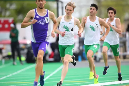 DENTON, TX - APRIL 6:  University of North Texas Track & Field at North Texas Mean Green Athlete Field in Denton on April 6, 2019 in Denton, Texas