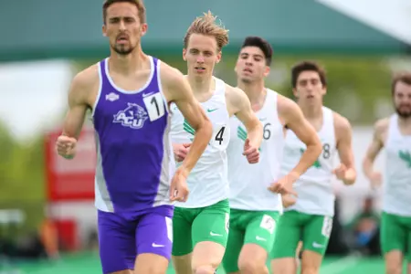 DENTON, TX - APRIL 6:  University of North Texas Track & Field at North Texas Mean Green Athlete Field in Denton on April 6, 2019 in Denton, Texas