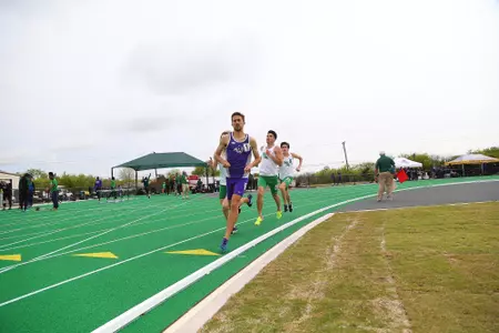 DENTON, TX - APRIL 6: University of North Texas Track & Field at North Texas Mean Green Athlete Field in Denton on April 6, 2019 in Denton, Texas