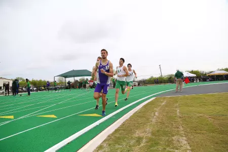 DENTON, TX - APRIL 6: University of North Texas Track & Field at North Texas Mean Green Athlete Field in Denton on April 6, 2019 in Denton, Texas