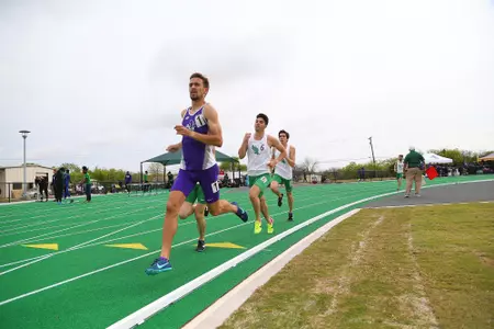 DENTON, TX - APRIL 6: University of North Texas Track & Field at North Texas Mean Green Athlete Field in Denton on April 6, 2019 in Denton, Texas