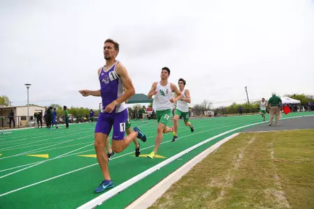 DENTON, TX - APRIL 6: University of North Texas Track & Field at North Texas Mean Green Athlete Field in Denton on April 6, 2019 in Denton, Texas