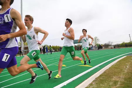 DENTON, TX - APRIL 6: University of North Texas Track & Field at North Texas Mean Green Athlete Field in Denton on April 6, 2019 in Denton, Texas