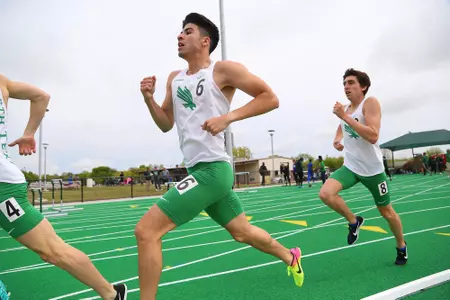 DENTON, TX - APRIL 6: University of North Texas Track & Field at North Texas Mean Green Athlete Field in Denton on April 6, 2019 in Denton, Texas