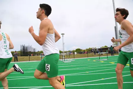 DENTON, TX - APRIL 6: University of North Texas Track & Field at North Texas Mean Green Athlete Field in Denton on April 6, 2019 in Denton, Texas