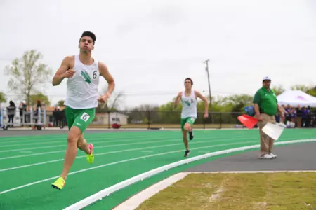 DENTON, TX - APRIL 6: University of North Texas Track & Field at North Texas Mean Green Athlete Field in Denton on April 6, 2019 in Denton, Texas