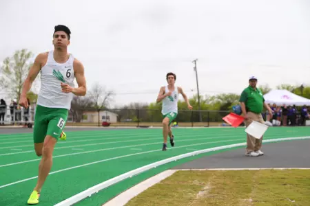 DENTON, TX - APRIL 6: University of North Texas Track & Field at North Texas Mean Green Athlete Field in Denton on April 6, 2019 in Denton, Texas