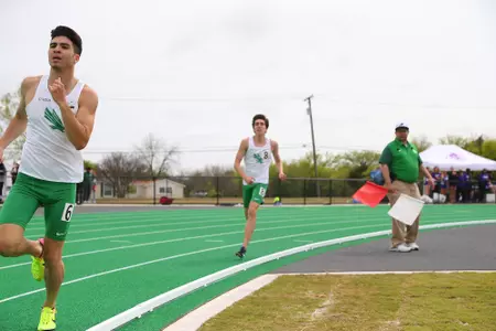DENTON, TX - APRIL 6: University of North Texas Track & Field at North Texas Mean Green Athlete Field in Denton on April 6, 2019 in Denton, Texas