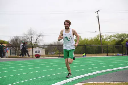 DENTON, TX - APRIL 6:  University of North Texas Track & Field at North Texas Mean Green Athlete Field in Denton on April 6, 2019 in Denton, Texas